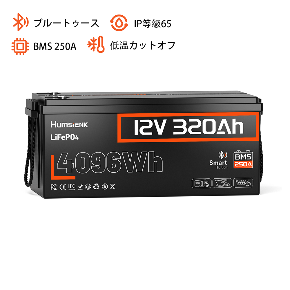 Bluetooth リン酸鉄リチウム電池