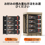 Humsienk 48V 100Ah 3U サーバーラック LiFePO4 バッテリー 5.12KWh 家庭用ストレージ、オフグリッド、UPS 用