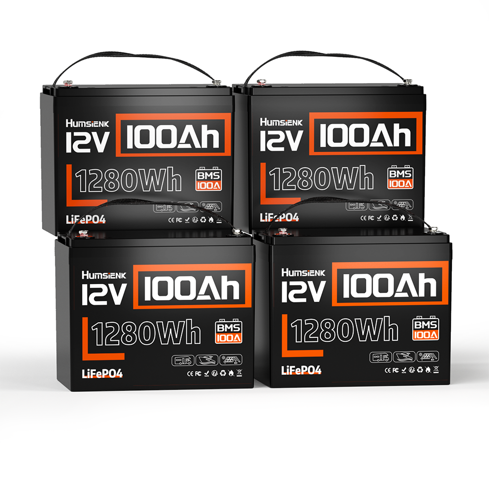 【⏰タイムセール！初回 5% OFF✅正規品保証】Humsienk 12V 100Ah リン酸鉄リチウム電池