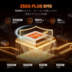 Humsienk 12V 200Ah  LiFePO4バッテリー 2.56kWh バンライフ＆オフグリッド向け