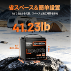 Humsienk 12V 160Ah Plus リン酸鉄リチウムイオンバッテリー 150A 低温保護機能付き BMS 搭載｜有効容量 2048Wh キャンピングカー・船舶向け