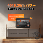 Humsienk 12V 314Ah リン酸鉄リチウム電池、超コンパクト設計、エネルギー容量 4.01kWh。