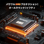 Humsienk 12V 314Ah リン酸鉄リチウム電池、超コンパクト設計、エネルギー容量 4.01kWh。