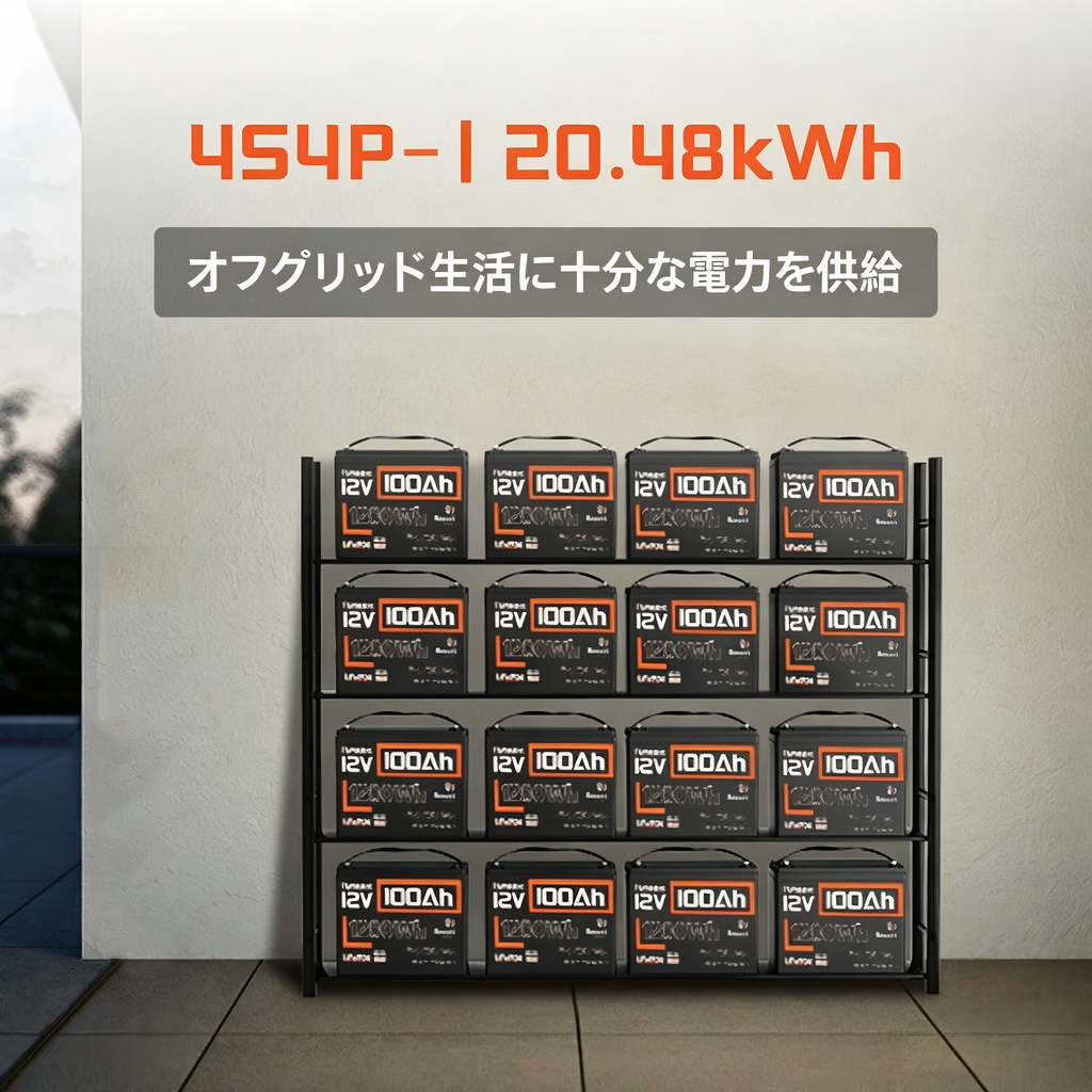 Humsienk 12V 100Ah グループ 24 鉛蓄電池代替 Bluetooth 搭載 リン酸鉄リチウムイオンバッテリー 1.28kWh キャンピングカー・ボート用