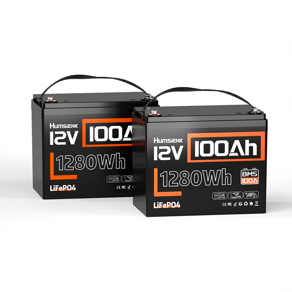 【⏰タイムセール！初回 5% OFF✅正規品保証】Humsienk 12V 100Ah リン酸鉄リチウム電池